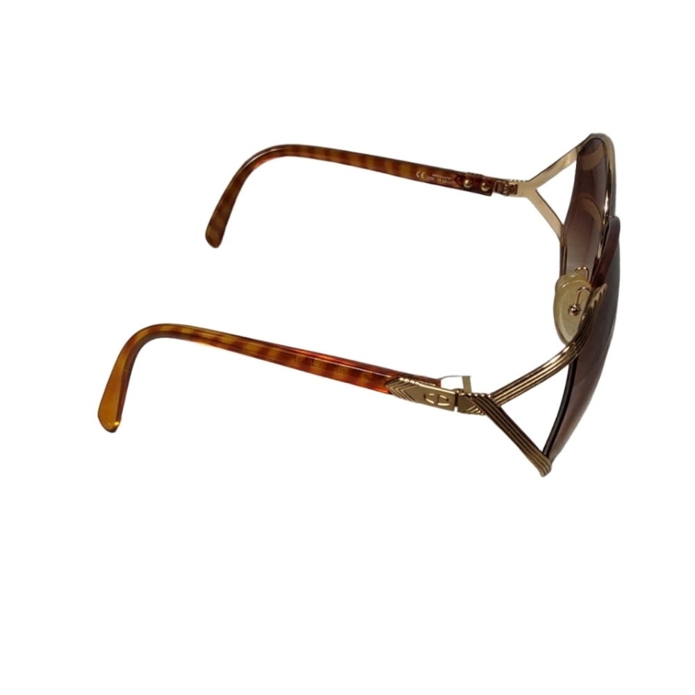DIOR MID CENTURY 14-6317 PYTHON LINE SIGNATURE SUNGLASSES - Picture 7 of 10